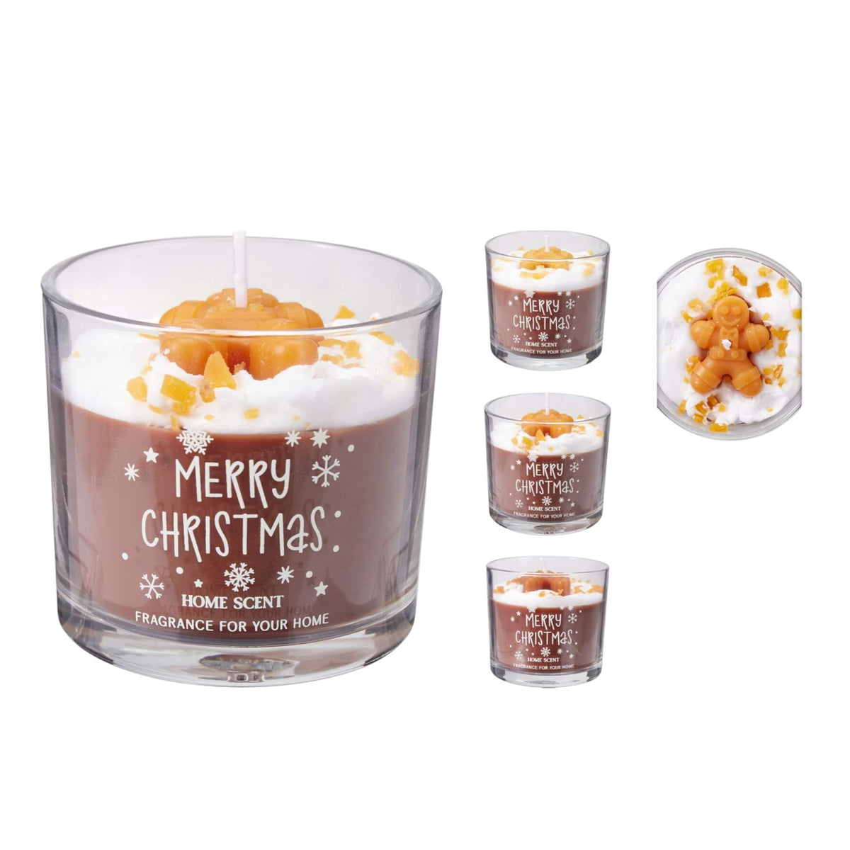 Scented Candle In Glass - 3 Assorted Scents