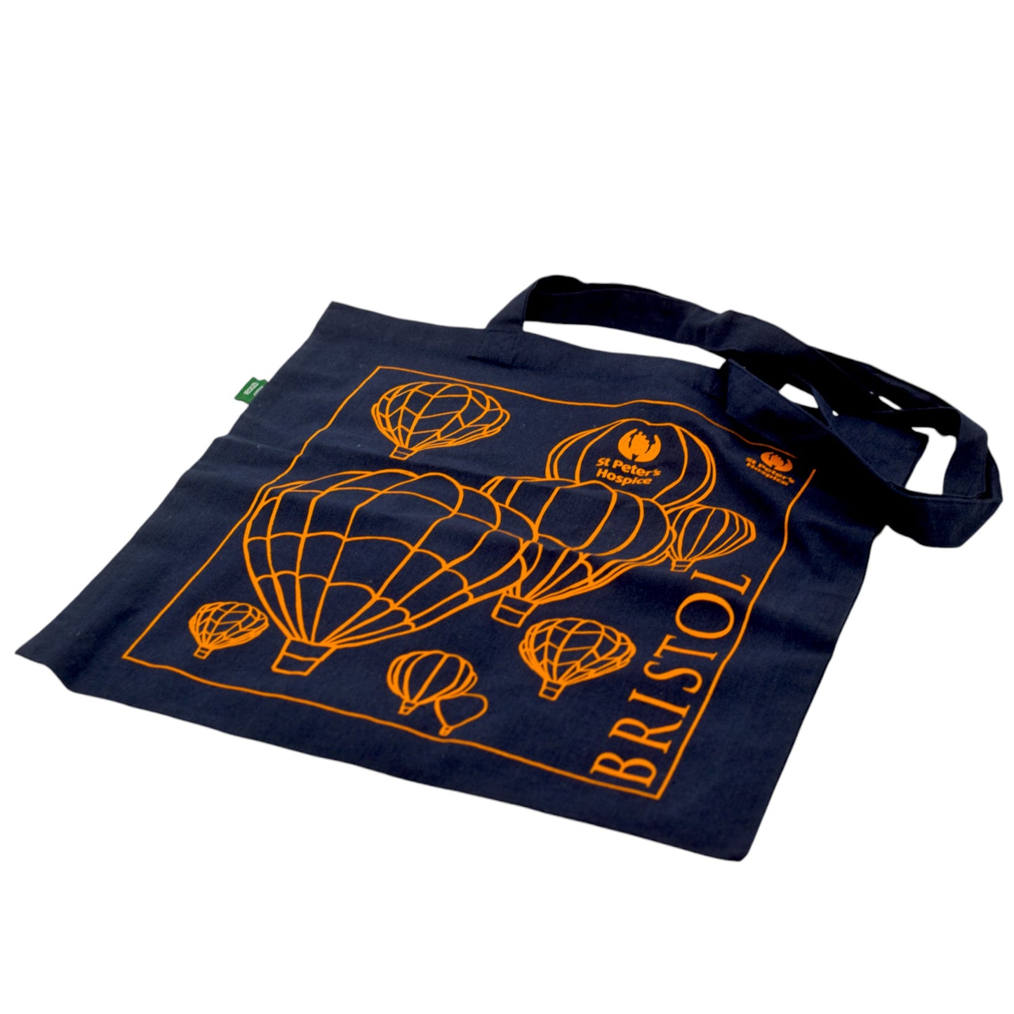 NEW St Peter's Hospice Bristol Tote Bag Navy/Orange