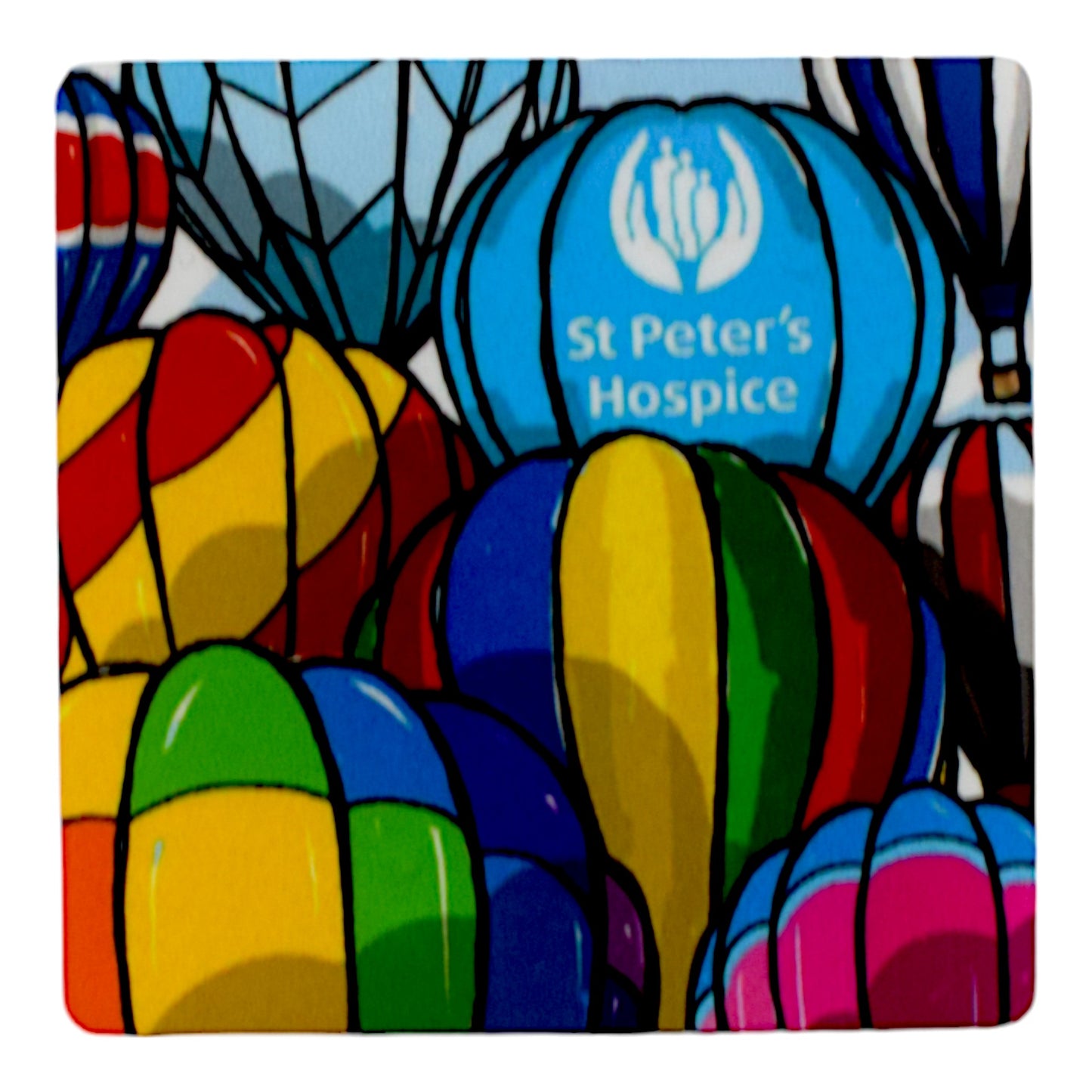 NEW St Peter's Hospice Bristol Square Fridge Magnet