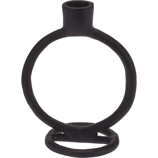 Picture of Candle Holder - Circular Small - Black