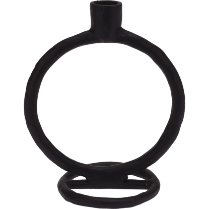 Picture of Candle Holder - Circular Large - Black
