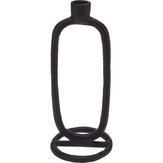 Picture of Candle Holder - Oval Black